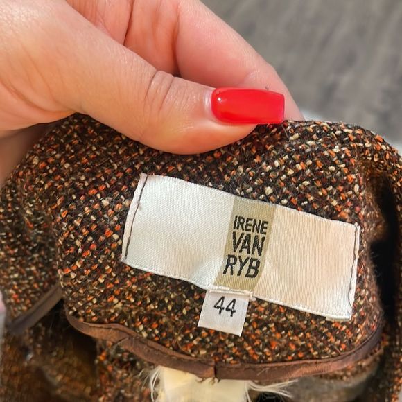 Irene Van Ryb Tweed Flare Dress Pant - Picture 4 of 4